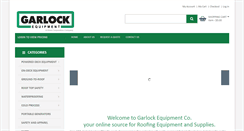 Desktop Screenshot of garlockequip.com