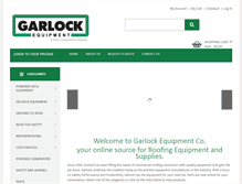 Tablet Screenshot of garlockequip.com